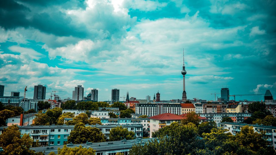 Ausschnitt der Skyline von Berlin